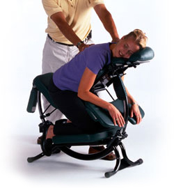 On site massage se realizan en 15 minutos y en una silla especial
