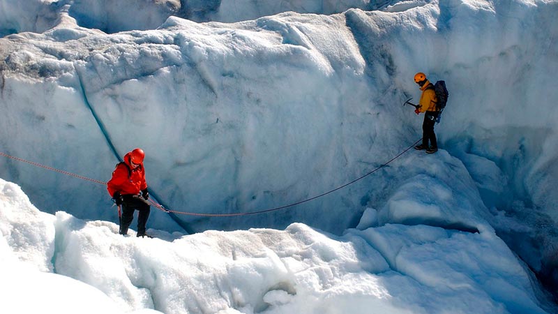 Técnicas de montañismo sobre glaciares