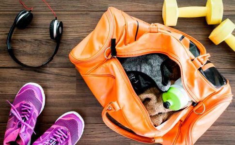 Organizar la mochila del gimnasio