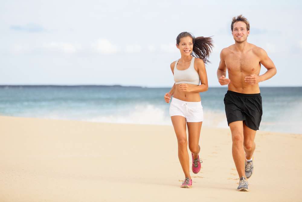 Running playa: beneficios