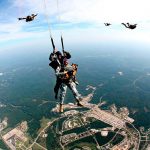 En qué consiste el salto en tándem del paracaídas