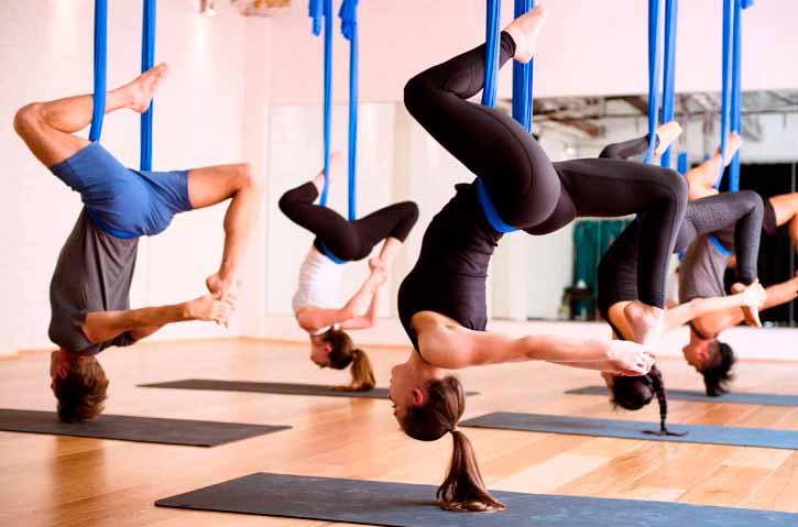 Beneficios de practicar yoga en suspensión