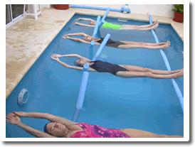 Beneficios del yoga acuático